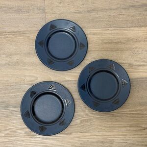 Pfaltzgraff Midnight Sun 6in Cup Saucer Plates Set of 3